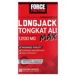 LongJack Tongkat Ali Max - 60 כמוסות צמחיות - Force Factor