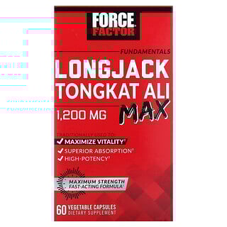 LongJack Tongkat Ali Max - 60 כמוסות צמחיות - Force Factor