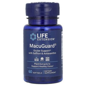 MacuGuard Life Extension - תמיכה לעיניים עם זעפרן