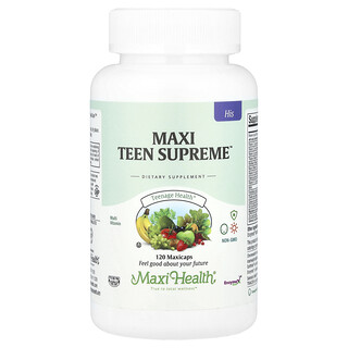 Maxi Teen Supreme - תוסף תזונה לגיל ההתבגרות - 120 כמוסות