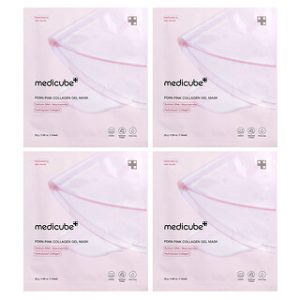 Medicube PDRN Pink Collagen - מסכת יופי לג'ל קולגן 4 יח'