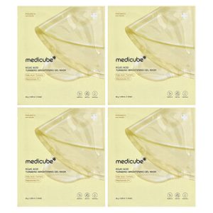 Medicube - מסכת ג'ל הבהרה כורכום קוג'יק - 4 יחידות