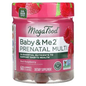 MegaFood Baby & Me 2 - מולטי ויטמין הריון 60 גומי