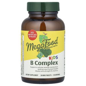 MegaFood Kids B Complex - 30 טבליות מיני לילדים
