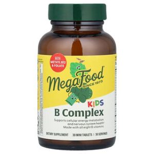 MegaFood Kids B Complex - ויטמינים לילדים 30 טבליות