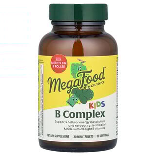 MegaFood Kids B Complex - ויטמינים לילדים 30 טבליות