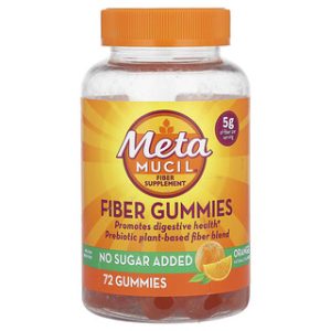 Metamucil Fiber Gummies כתום 72 יחידות - תוסף סיבים