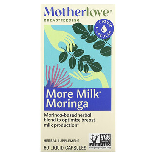 Motherlove More Milk Moringa - כמוסות תמיכה בהנקה