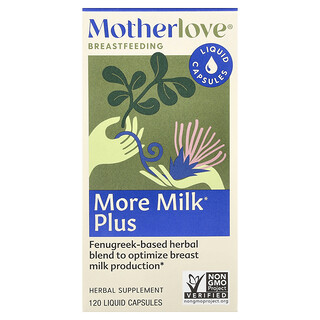 Motherlove More Milk Plus - כמוסות להגברת חלב אם