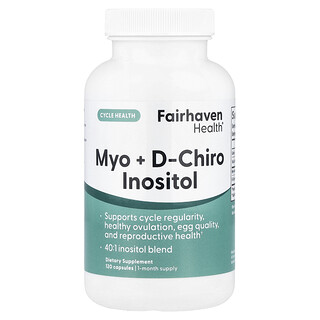 Myo + D-Chiro Inositol - תוסף פוריות לנשים 120 כמוסות