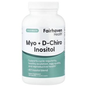 Myo + D-Chiro Inositol - תוסף פוריות לנשים 240 כמוסות