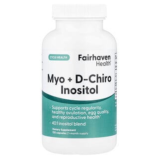 Myo-Inositol & D-Chiro Inositol , פוריות נשים - 120 כמוסות