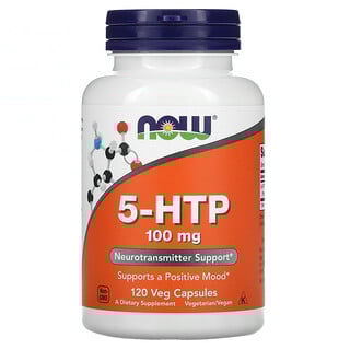NOW Foods 5-HTP 100 מ"ג - 120 כמוסות צמחוניות