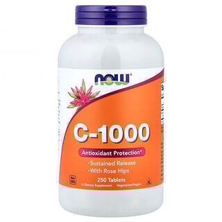 NOW Foods C-1000 ויטמין C - 250 טבליות