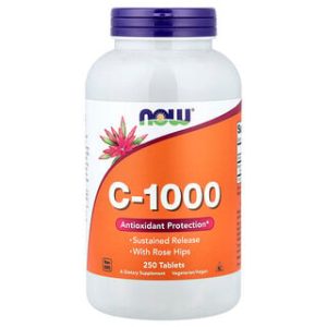 NOW Foods C-1000 ויטמין C - 250 טבליות - בריאות וחיזוק