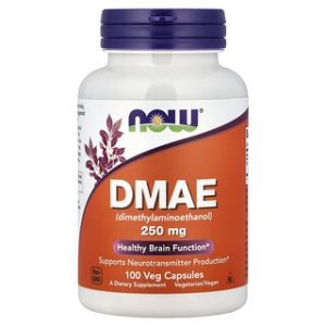 NOW Foods DMAE 250 מ"ג - תוסף תזונה לשיפור הזיכרון