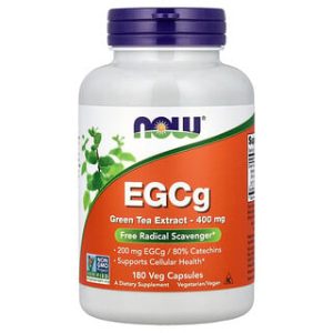NOW Foods EGCg תמצית תה ירוק - 180 כמוסות