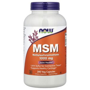 NOW Foods MSM 1000 מ"ג - 240 כמוסות - תוסף תזונה