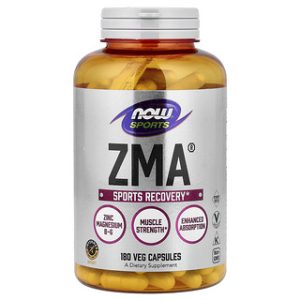 NOW Foods ZMA - תוסף תזונה ספורט 180 כמוסות