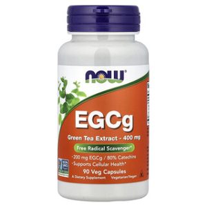 NOW Foods תמצית תה ירוק EGCg 400 מ"ג - 90 כמוסות
