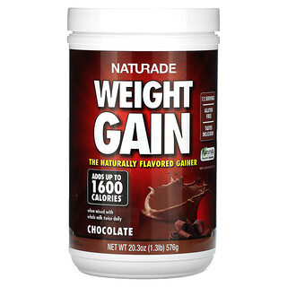 Naturade Weight Gain שוקולד - 1.3 ליברות (576 גרם)