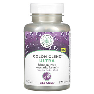 Natural Balance Colon Clenz Ultra - ניקוי רעלים צמחי 120 כמוסות