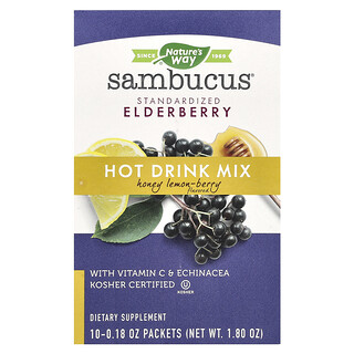 Natures Way Sambucus מיקס משקה - סמבוק, דבש לימון-berry