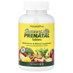 NaturesPlus Source of Life Prenatal - 180 טבליות