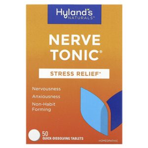 Nerve Tonic Hylands - טבליות להרגעה מהירה - 50 יח'