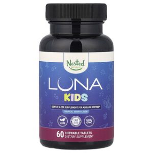 Nested Naturals Luna Kids - תוסף שינה בטעם פירות יער