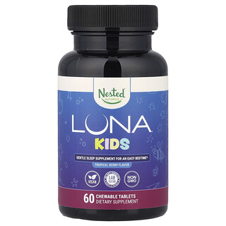 Nested Naturals Luna Kids - תוסף שינה בטעם פירות יער