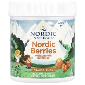 Nordic Berries - גומי מולטי ויטמין לילדים 3+ כתום לימון