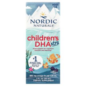Nordic Naturals Childrens DHA 1-6 - בטעם פירות יער 60 מ"ל