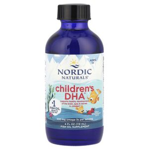 Nordic Naturals Childrens DHA 1+ בטעם תות - 119 מ"ל
