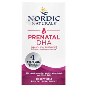 Nordic Naturals Prenatal DHA - 90 כמוסות ג'ל