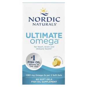 Nordic Naturals Ultimate Omega לימון - 60 כמוסות רכות