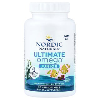 Nordic Naturals - אומגה 3 לילדים תות - 90 כמוסות