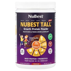 NuBest Tall - אבקת חלבון לגובה לילדים ושוקולד