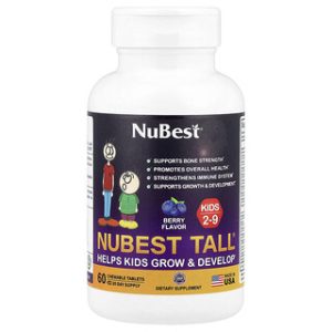 NuBest Tall® לילדים, תוסף צמיחה טבעי בטעם ברי