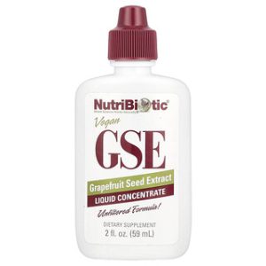 NutriBiotic GSE תמצית זרעי אשכוליות טבעונית 59 מ"ל