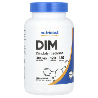 Nutricost DIM 300 מ"ג - 120 כמוסות לניקוי רעלים