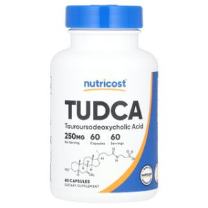Nutricost TUDCA 250 מ"ג - 60 כמוסות - תמיכה לכבד
