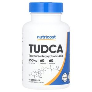 Nutricost TUDCA 250 מ"ג - תוסף תזונה 60 כמוסות