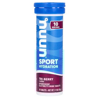 Nuun Sport Tri-Berry - כדורי אלקטרוליטים מוגזים לשתייה