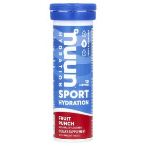 Nuun Sport - טבליות אלקטרוליטים בטעם פירות-אגרוף