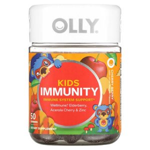 OLLY Kids Immunity - גומי לעיסה בטעם דובדבן-ברי