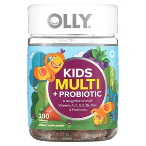 OLLY Kids Multi + Probiotic - ויטמינים לילדים טעם יאמי