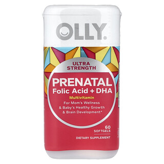 OLLY Prenatal - ויטמינים לנשים בהריון - 60 כמוסות