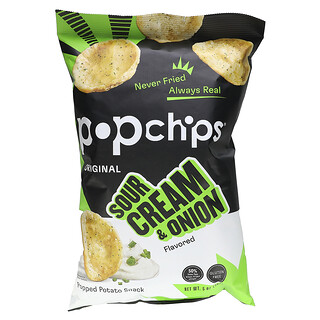 Popchips Original ו-שמנת בצל - 142 גרם - טעים!
