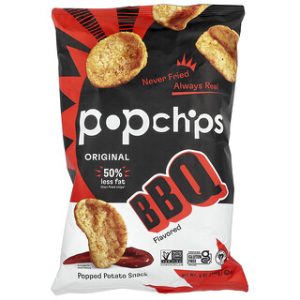 Popchips ברביקיו - חטיף תפוחי אדמה קלוי 142 גרם